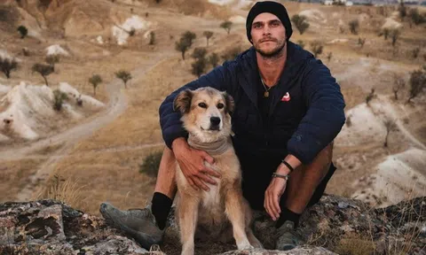 Chàng trai Mỹ đi bộ quanh thế giới với chó cưng trong 7 năm