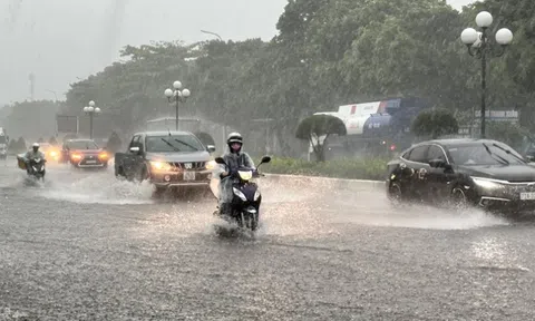 Ngày mai, nhiều nơi có mưa rào, mưa to